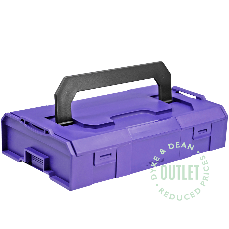 STACKING STORAGE CARRY BOX PURPLE OUTLET - DYKE & DEAN
