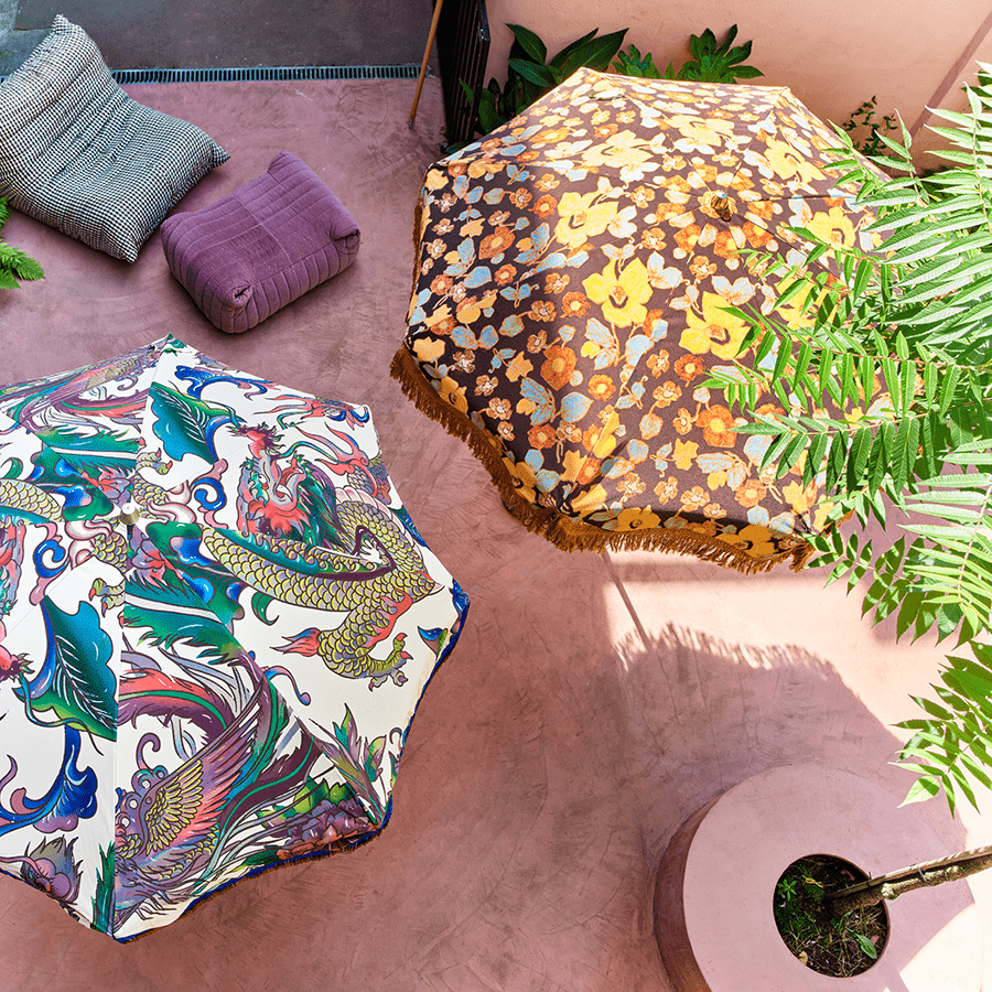 SUMMER OUTDOOR HKLIVING UMBRELLA PINK - DYKE & DEAN