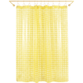 SUN SHOWER GRID CURTAIN BUTTER YELLOW - DYKE & DEAN