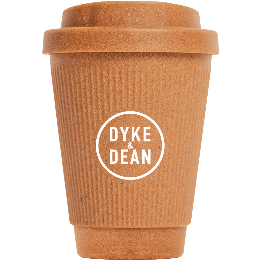 SUSTAINABLE WEDUCER TAKE AWAY COFFEE CUP ESSENTIAL - NUTMEG - DYKE & DEAN