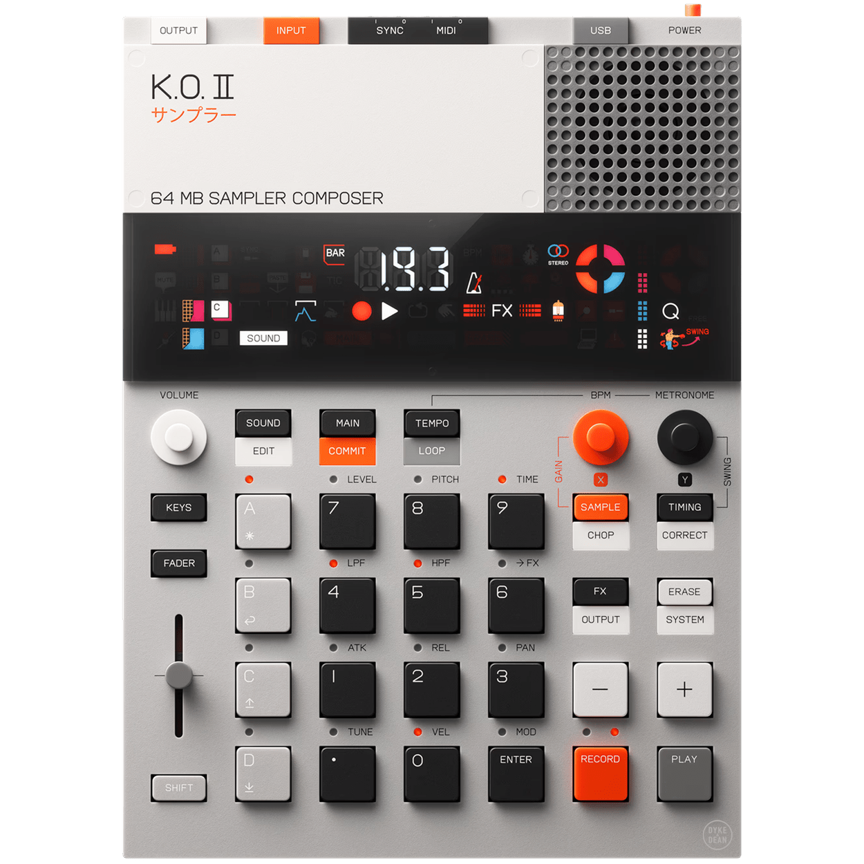 TEENAGE ENGINEERING EP - 133 K.O SAMPLER - DYKE & DEAN