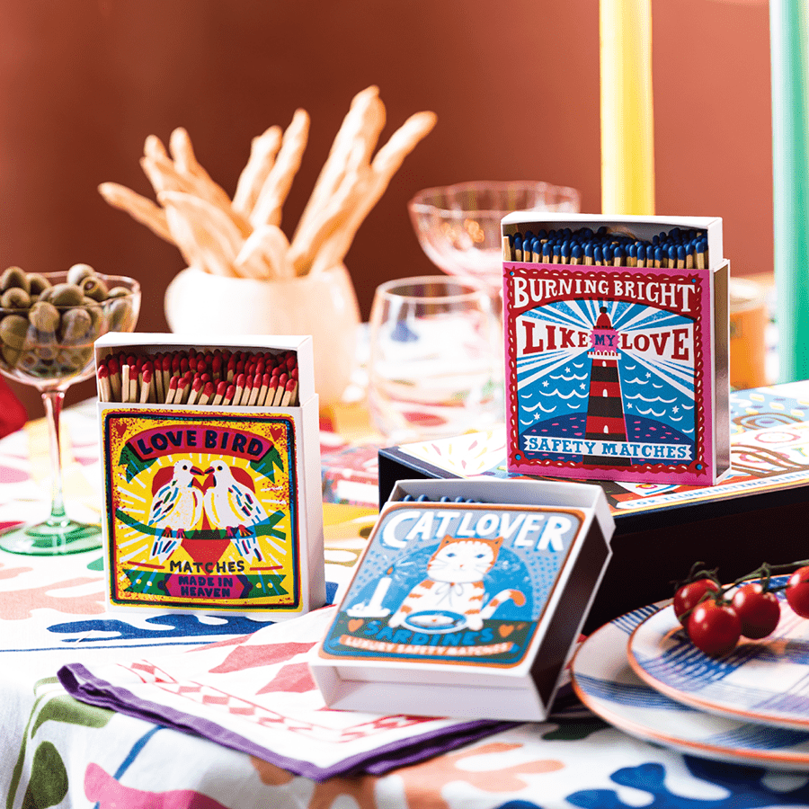 THE INSEPARABLES LUXURY SAFETY MATCHES - DYKE & DEAN