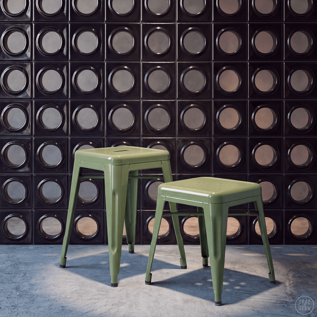TOLIX H45 STOOL - DYKE & DEAN