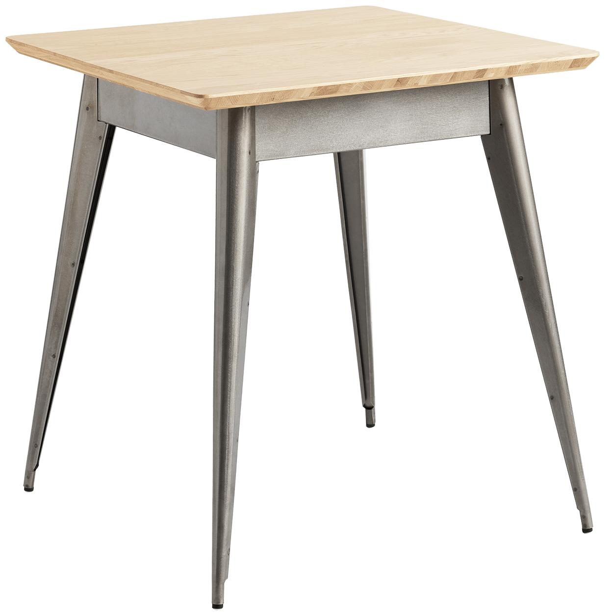 TOLIX NATURAL OAK TOP COFFEE TABLE 55 - DYKE & DEAN