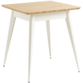 TOLIX NATURAL OAK TOP COFFEE TABLE 55 - DYKE & DEAN