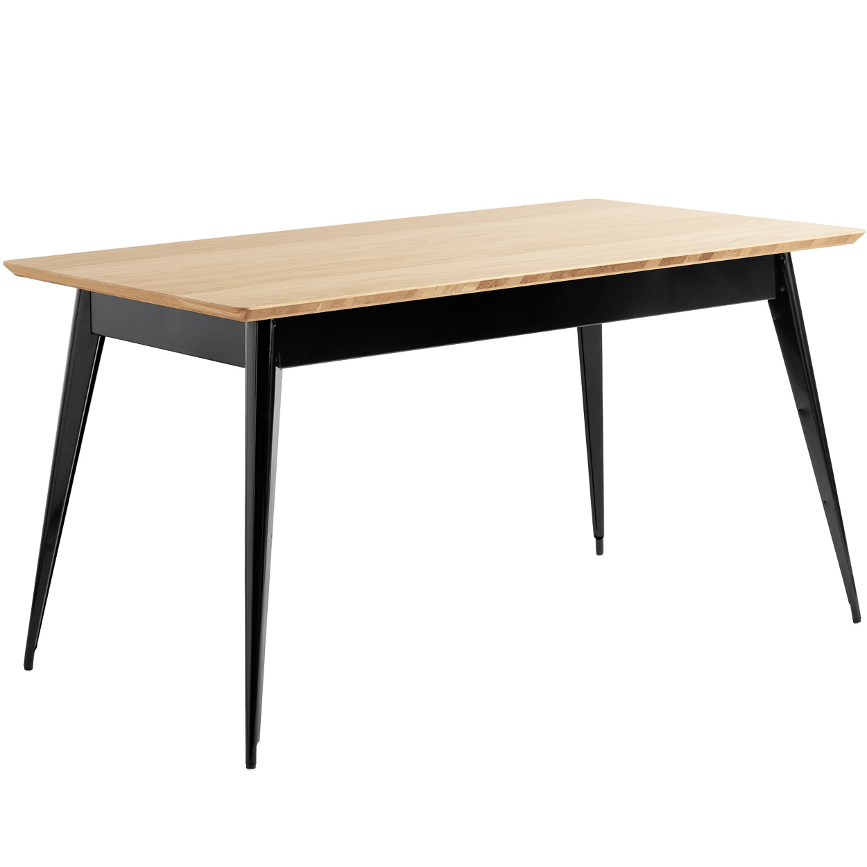 TOLIX NATURAL OAK TOP TABLE 55 140X80 - DYKE & DEAN