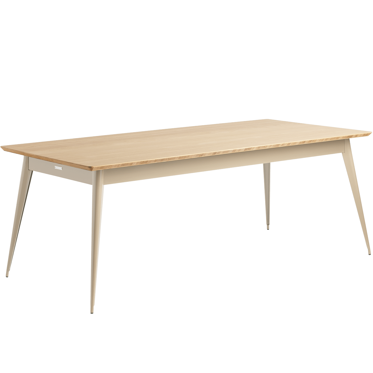 TOLIX NATURAL OAK TOP TABLE 55 200X95 - DYKE & DEAN