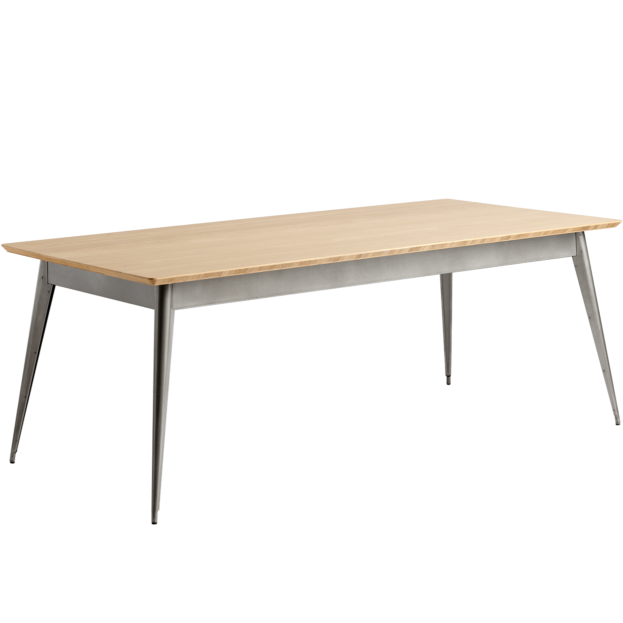 TOLIX NATURAL OAK TOP TABLE 55 200X95 - DYKE & DEAN