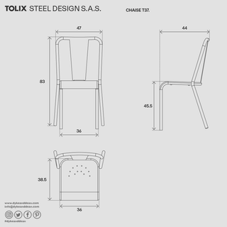 TOLIX T37 CHAIR - DYKE & DEAN