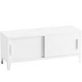 TOLIX TV STAND 120 PURE WHITE - DYKE & DEAN