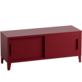TOLIX TV STAND 120 RED WINE - DYKE & DEAN