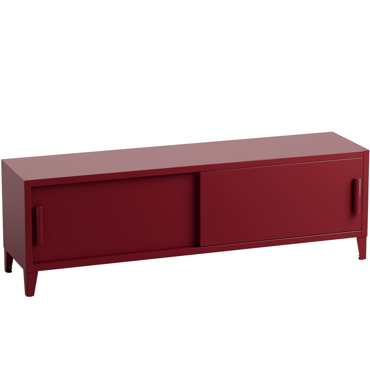 TOLIX TV STAND 160 RED WINE - DYKE & DEAN