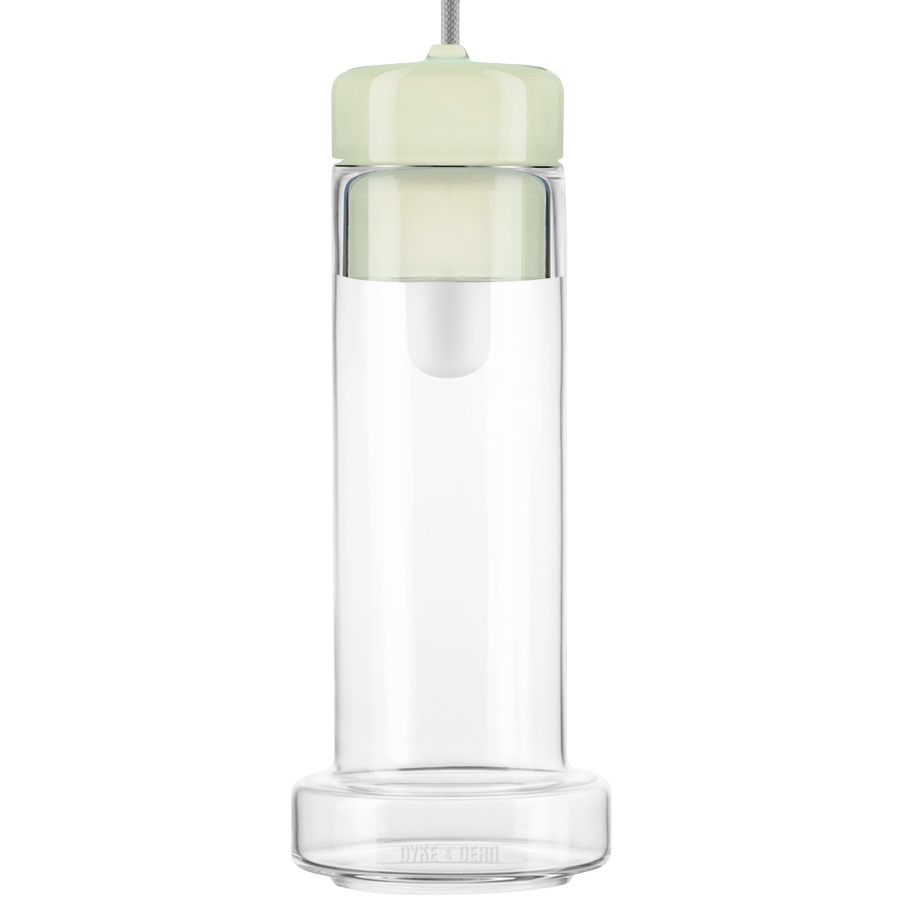 TUBA PORCELAIN CRYSTAL GLASS LIGHT PENDANTS - DYKE & DEAN