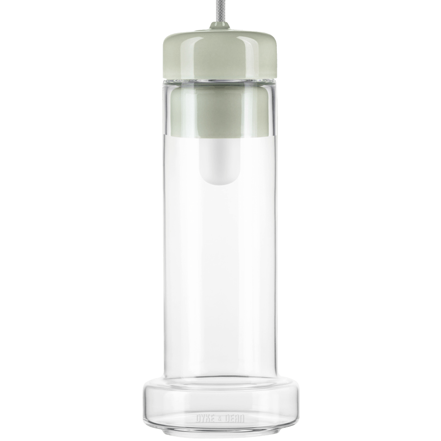 TUBA PORCELAIN CRYSTAL GLASS LIGHT PENDANTS - DYKE & DEAN