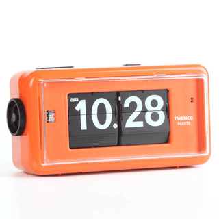 TWEMCO ALARM FLIP CLOCK AL-30 ORANGE - DYKE & DEAN