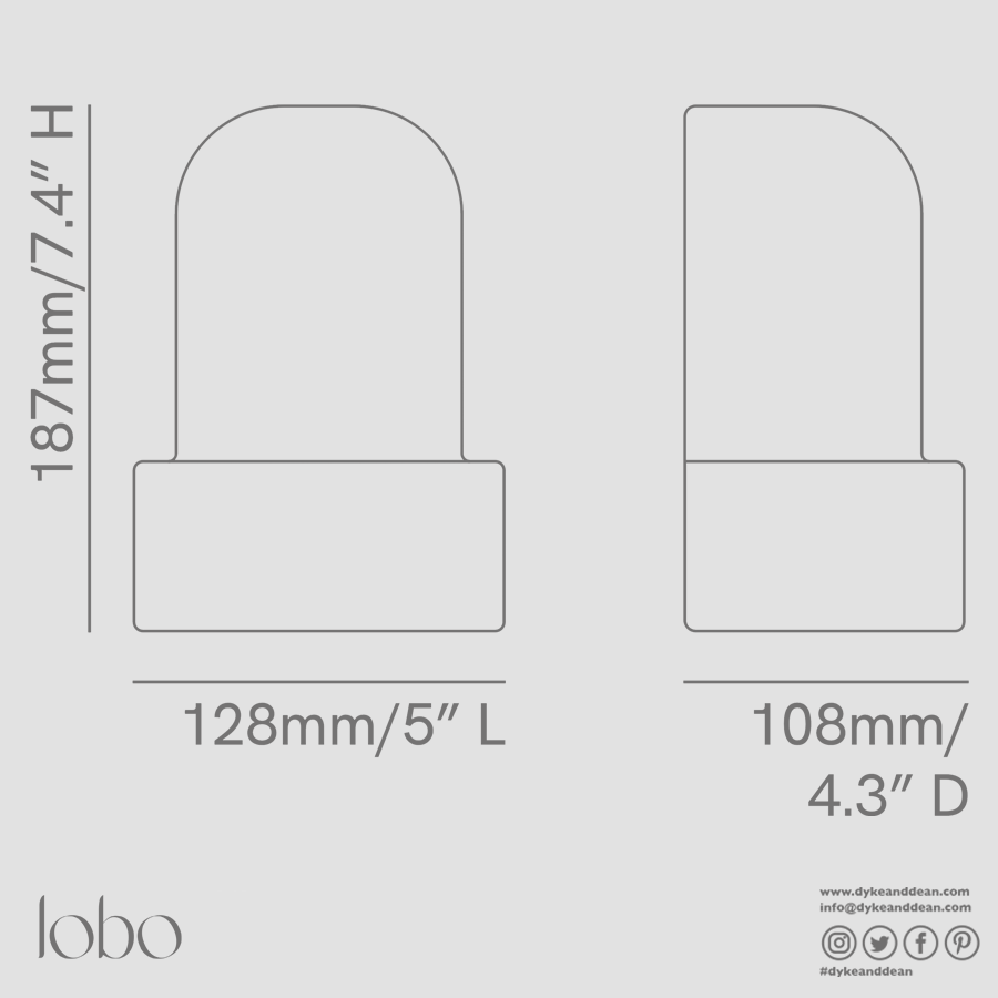 UBI CERAMIC WALL LIGHT - DYKE & DEAN