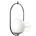 VERTICAL OPAL GLOBE HOOP PENDANT OUTLET - DYKE & DEAN