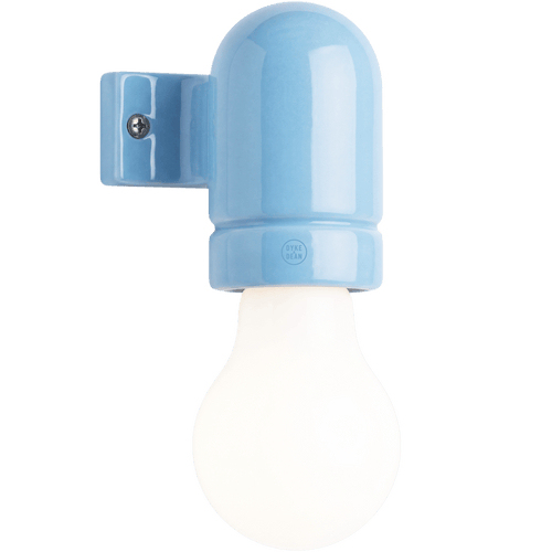 WALL ARM CERAMIC LIGHT BLUE - DYKE & DEAN