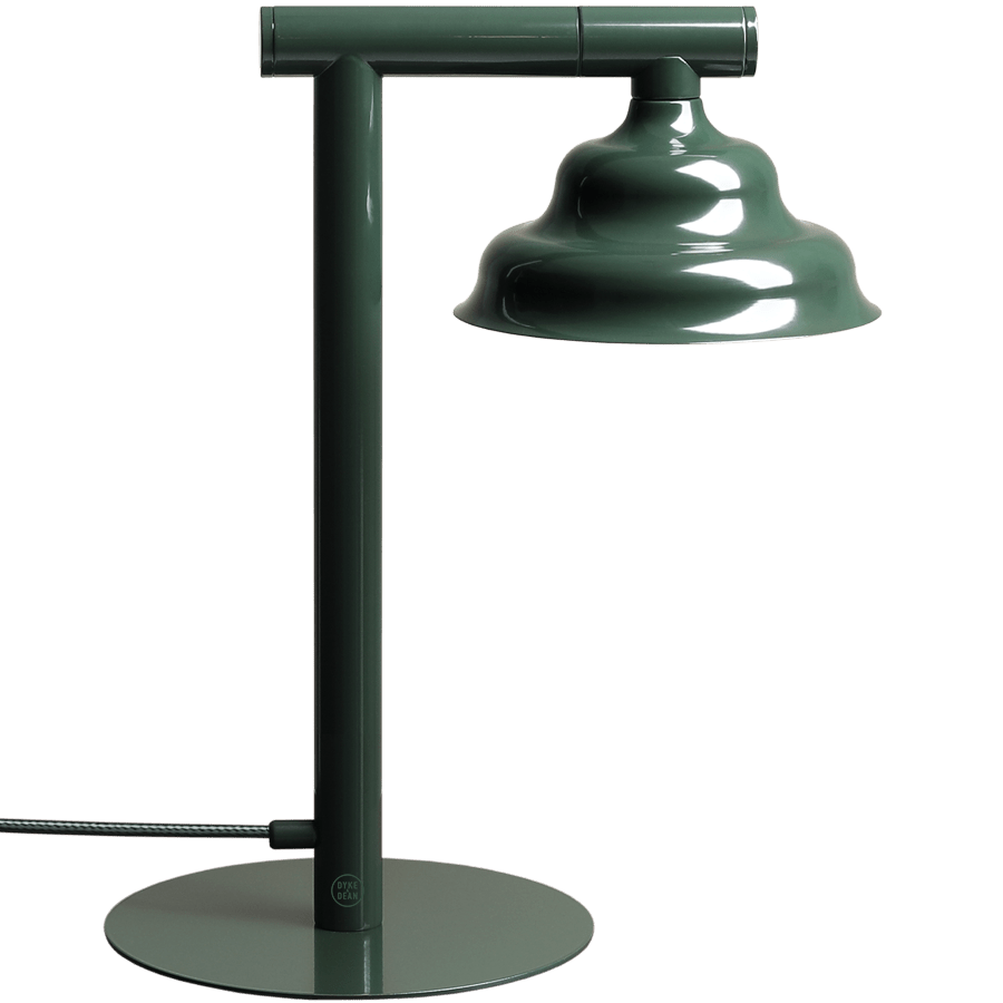 WAVE ENERGETIC TABLE LIGHT DEEP GREEN - DYKE & DEAN