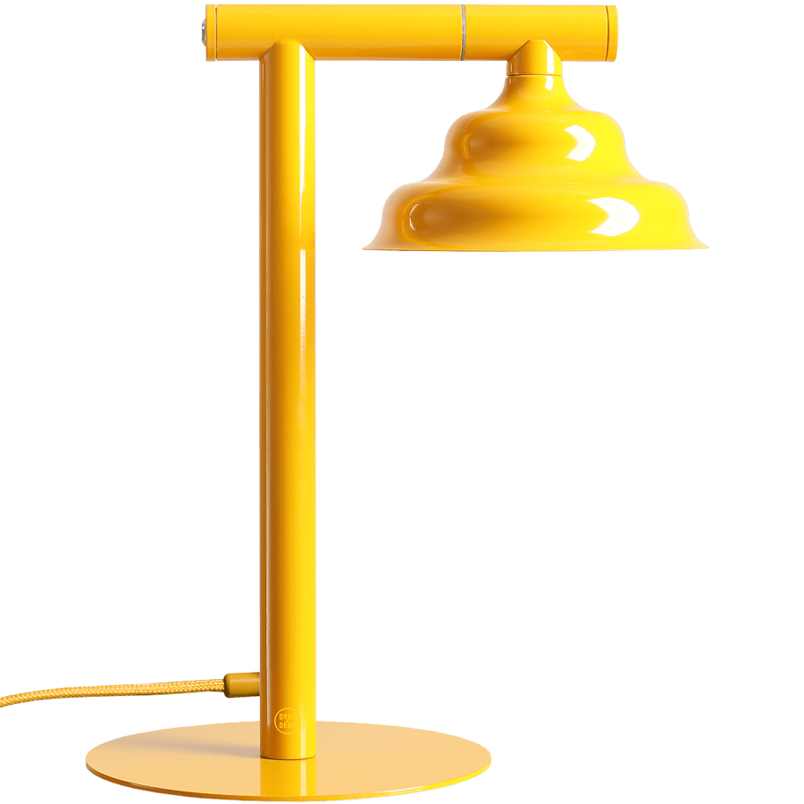 WAVE ENERGETIC TABLE LIGHT YELLOW - DYKE & DEAN