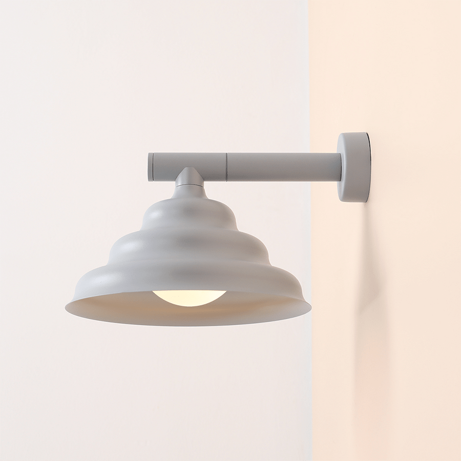 WAVE ENERGETIC WALL LIGHT GREY - DYKE & DEAN