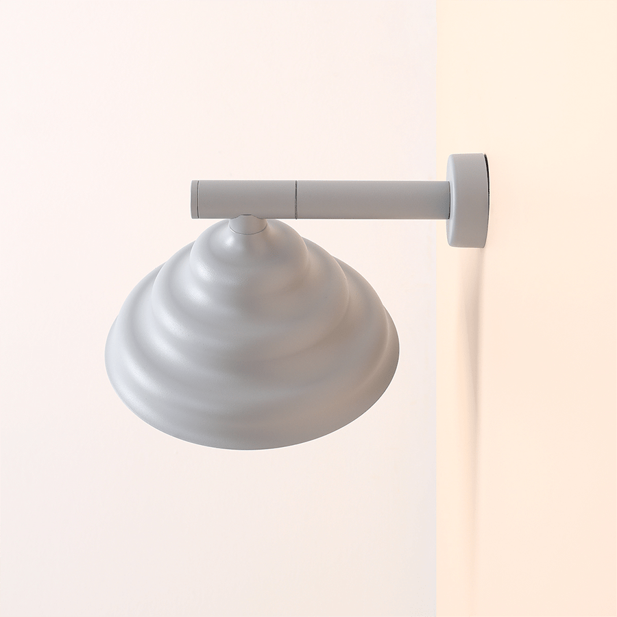 WAVE ENERGETIC WALL LIGHT GREY - DYKE & DEAN