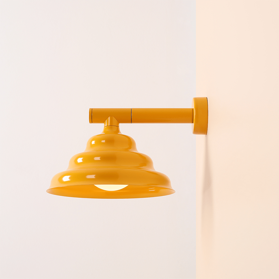 WAVE ENERGETIC WALL LIGHT YELLOW - DYKE & DEAN