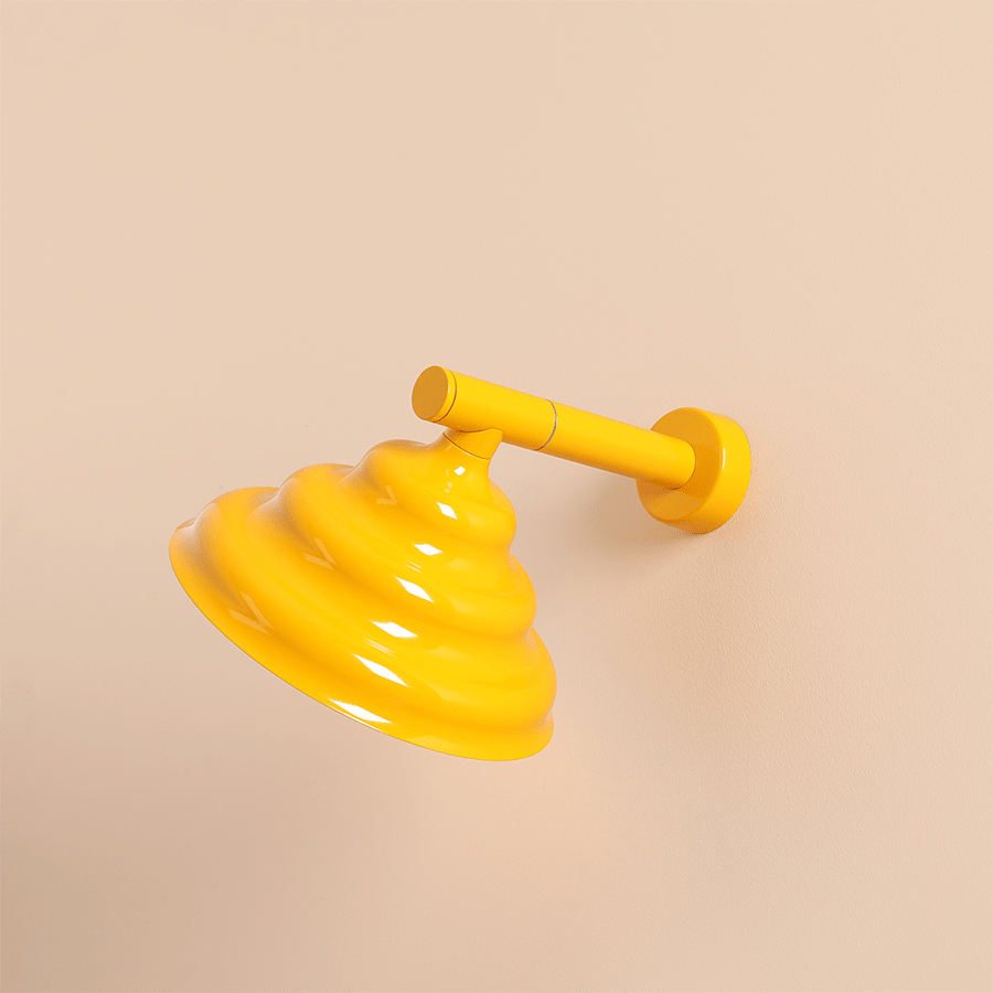 WAVE ENERGETIC WALL LIGHT YELLOW - DYKE & DEAN
