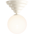 WAVE FIXED CEILING LIGHT CREAM - DYKE & DEAN