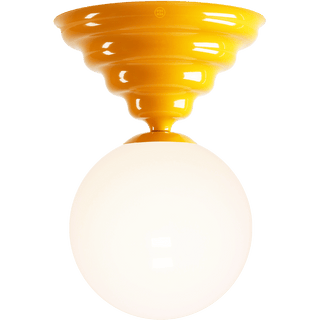 WAVE FIXED CEILING LIGHT YELLOW - DYKE & DEAN