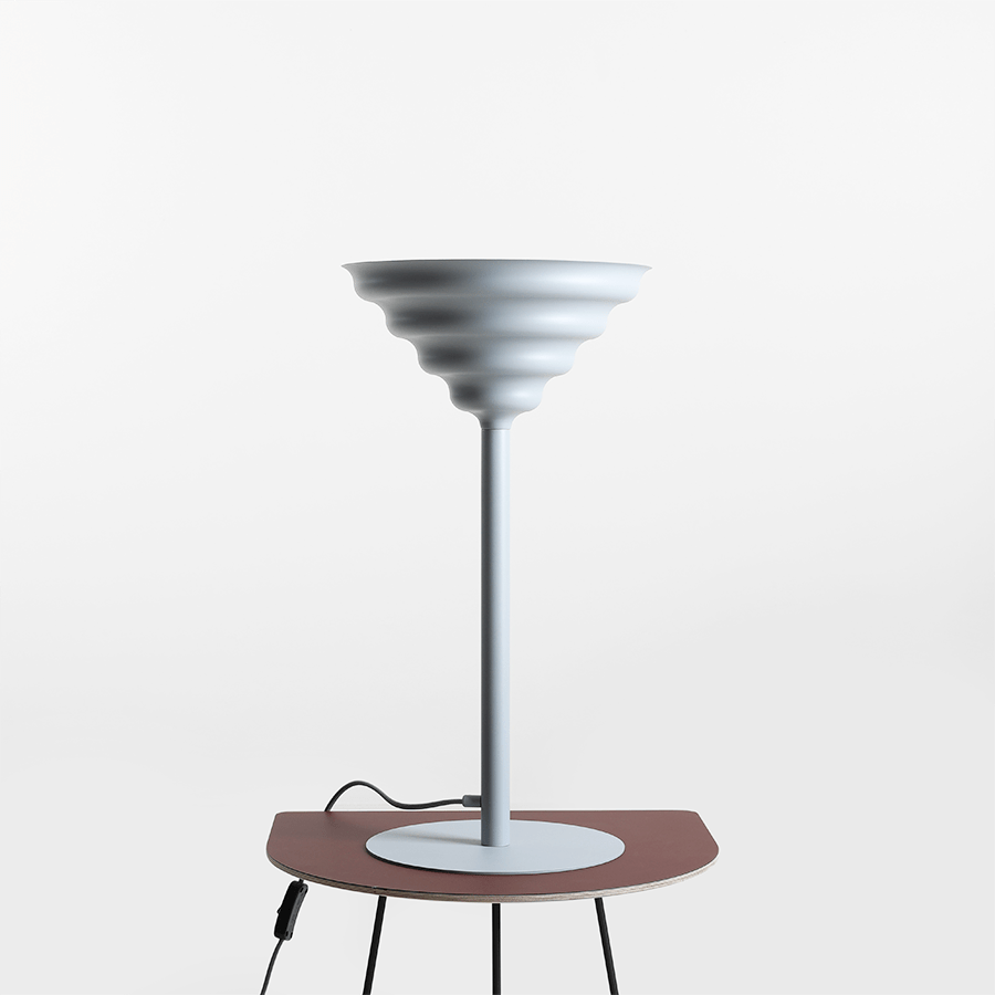 WAVE FLOOR UP LIGHTER LIGHT GREY SMALL - DYKE & DEAN