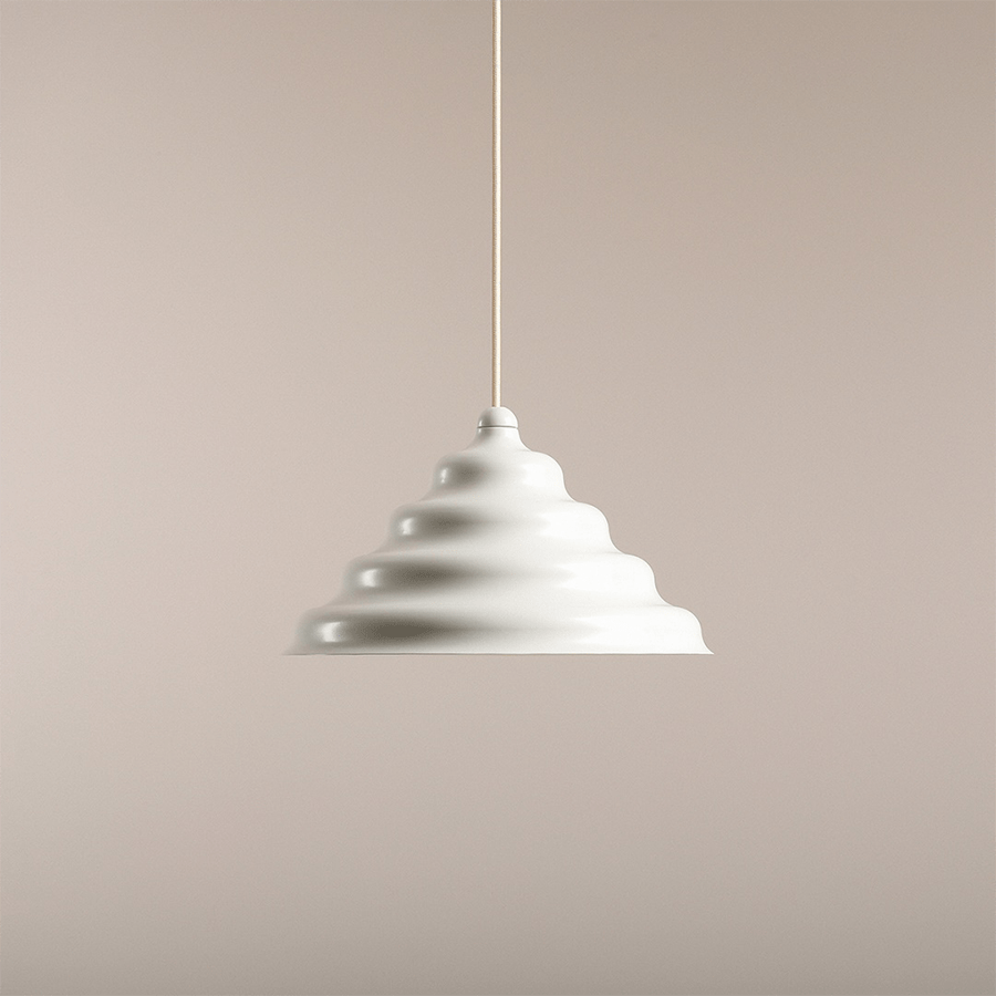 WAVE HANGING PENDANT LIGHT CREAM L - DYKE & DEAN