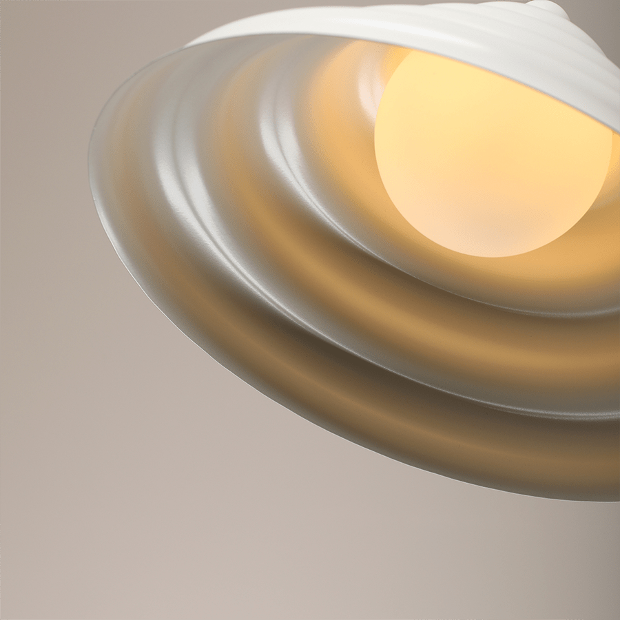 WAVE HANGING PENDANT LIGHT CREAM M - DYKE & DEAN