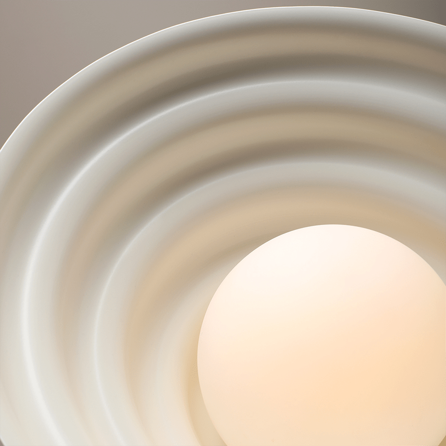 WAVE HANGING PENDANT LIGHT CREAM S - DYKE & DEAN