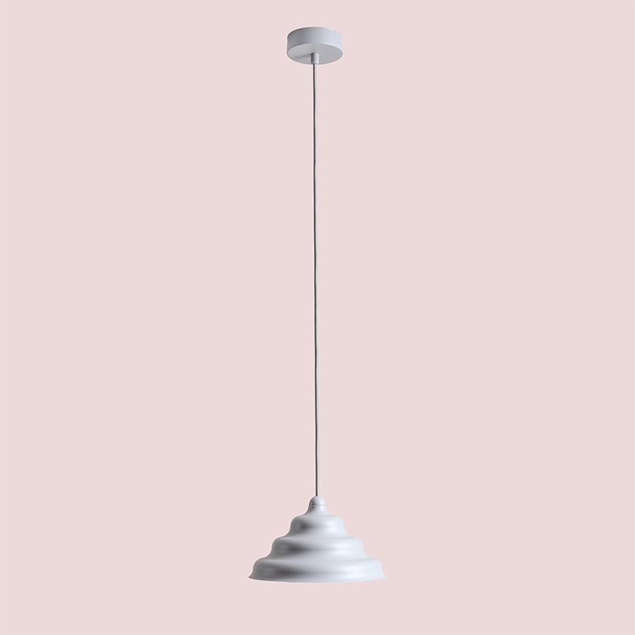 WAVE HANGING PENDANT LIGHT GREY S - DYKE & DEAN