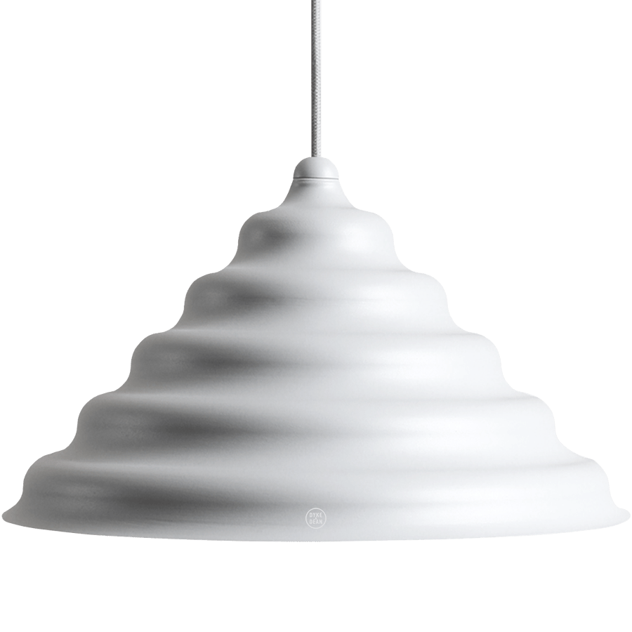 WAVE HANGING PENDANT LIGHT GREY XL - DYKE & DEAN