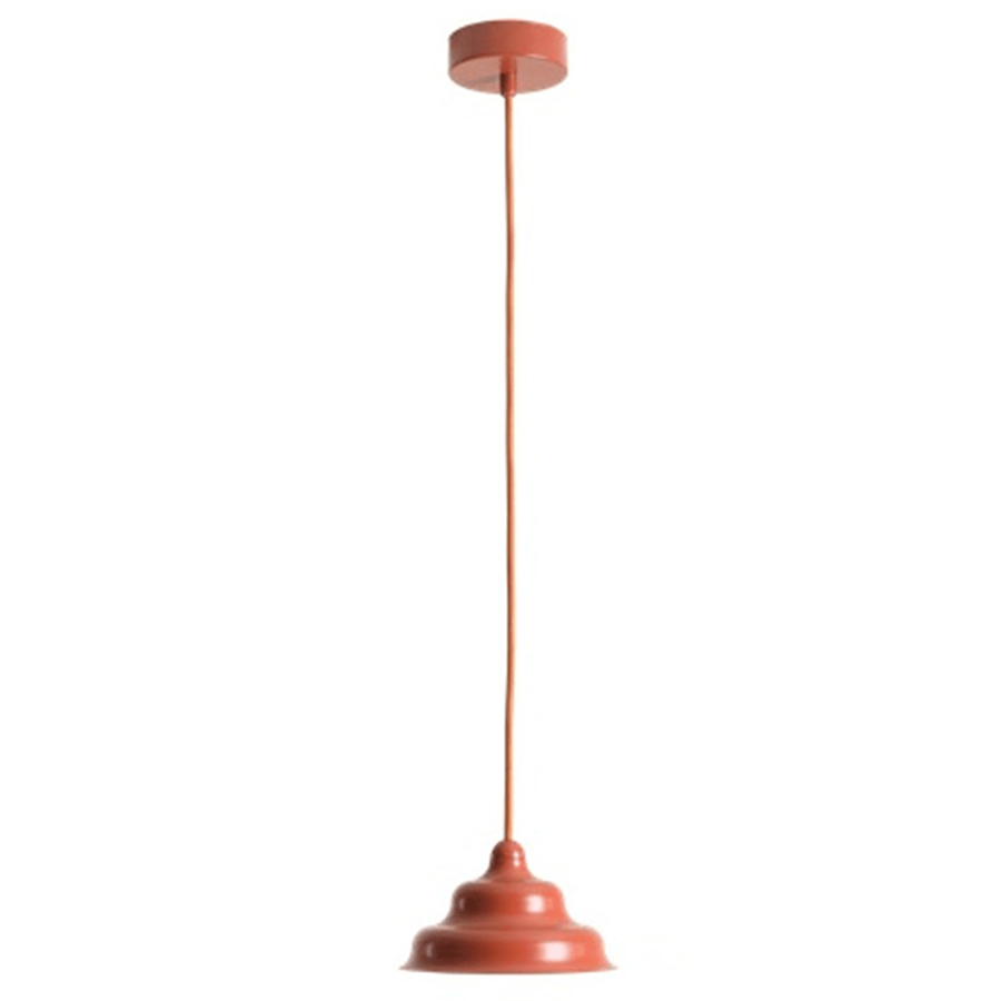 WAVE HANGING PENDANT LIGHT RED S - DYKE & DEAN
