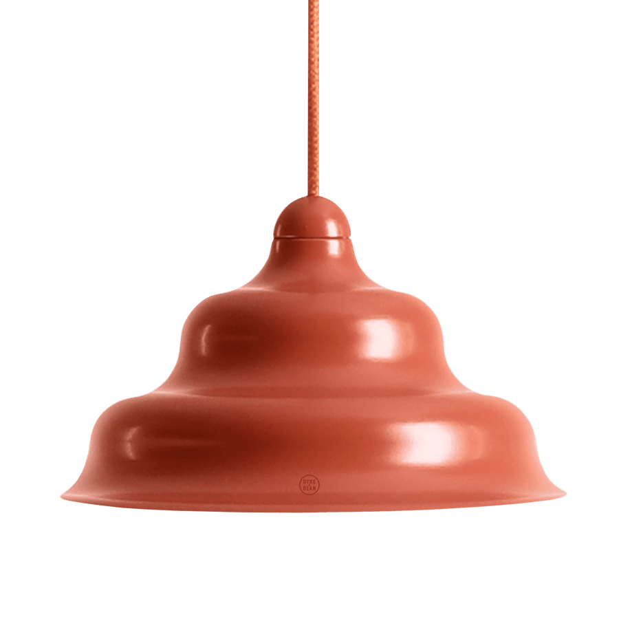 WAVE HANGING PENDANT LIGHT RED S - DYKE & DEAN
