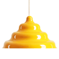 WAVE HANGING PENDANT LIGHT YELLOW M - DYKE & DEAN