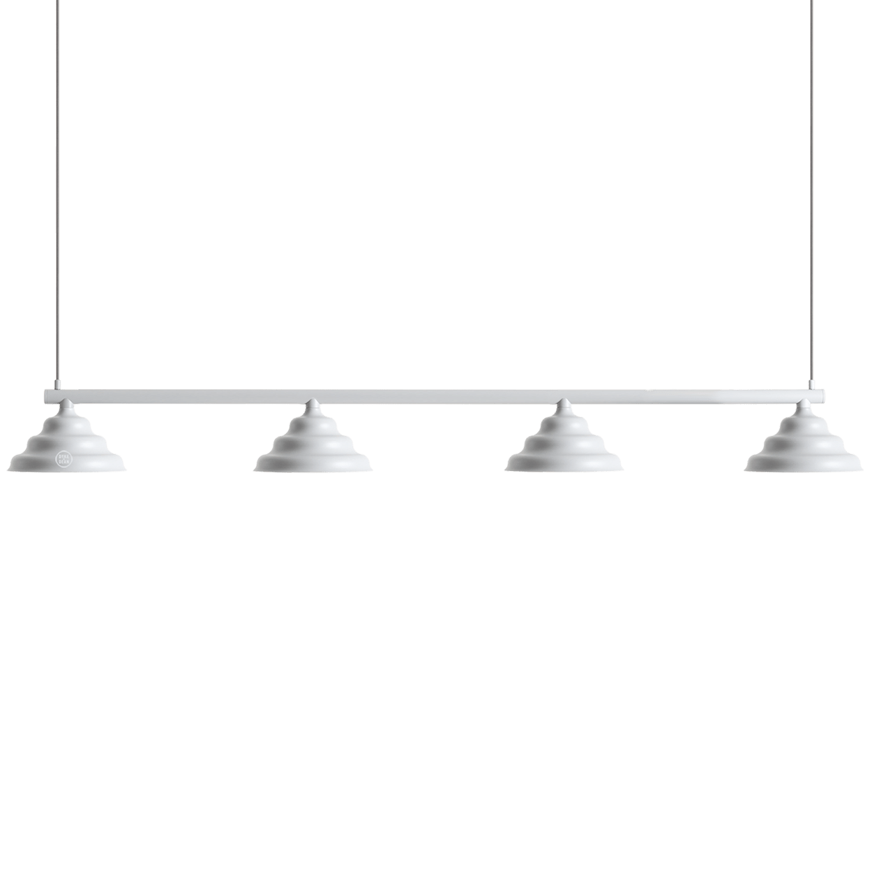 WAVE SUSPENSION BAR PENDANT 4 LIGHT GREY - DYKE & DEAN
