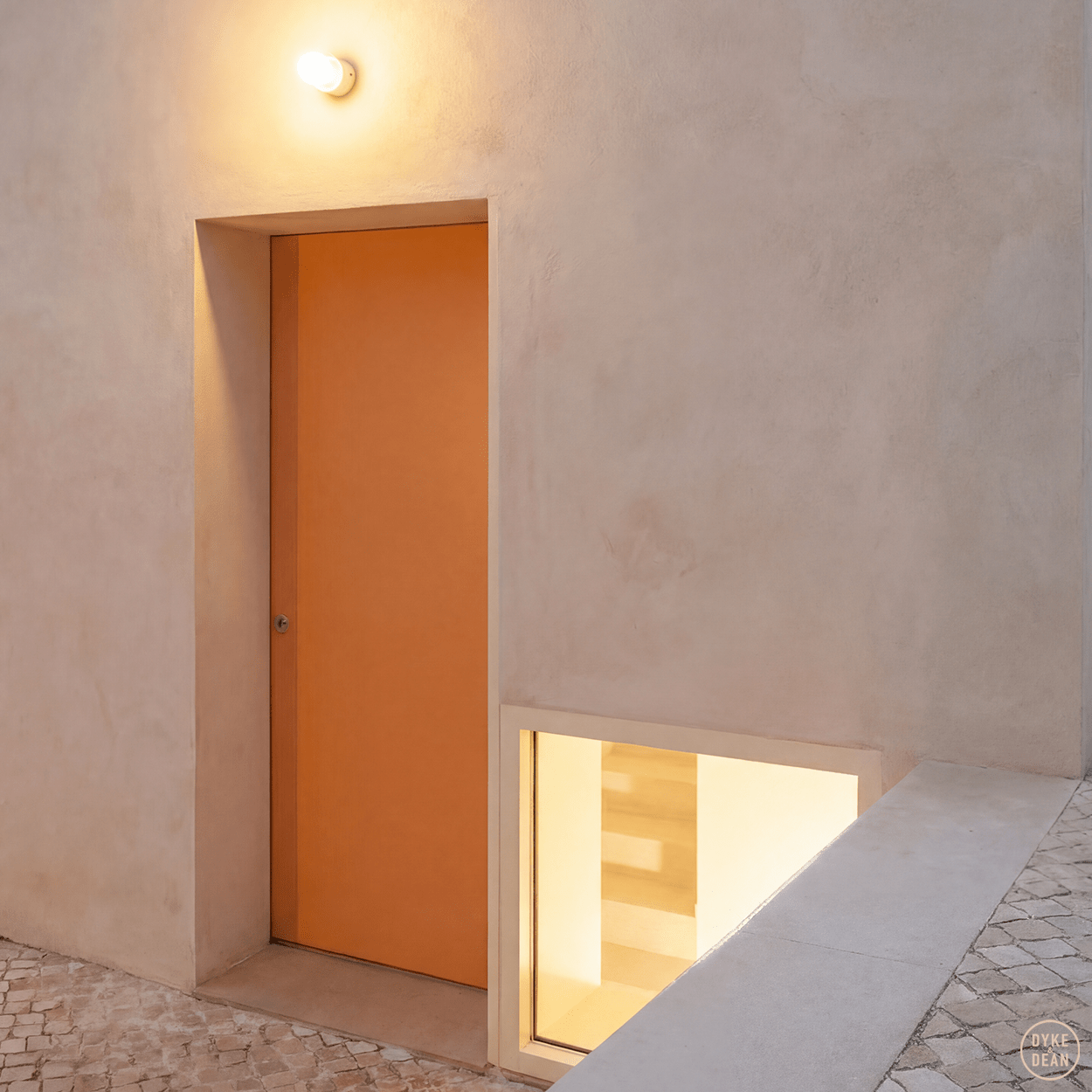 WHITE PORCELAIN GLOBE WATERPROOF WALL LIGHT - DYKE & DEAN