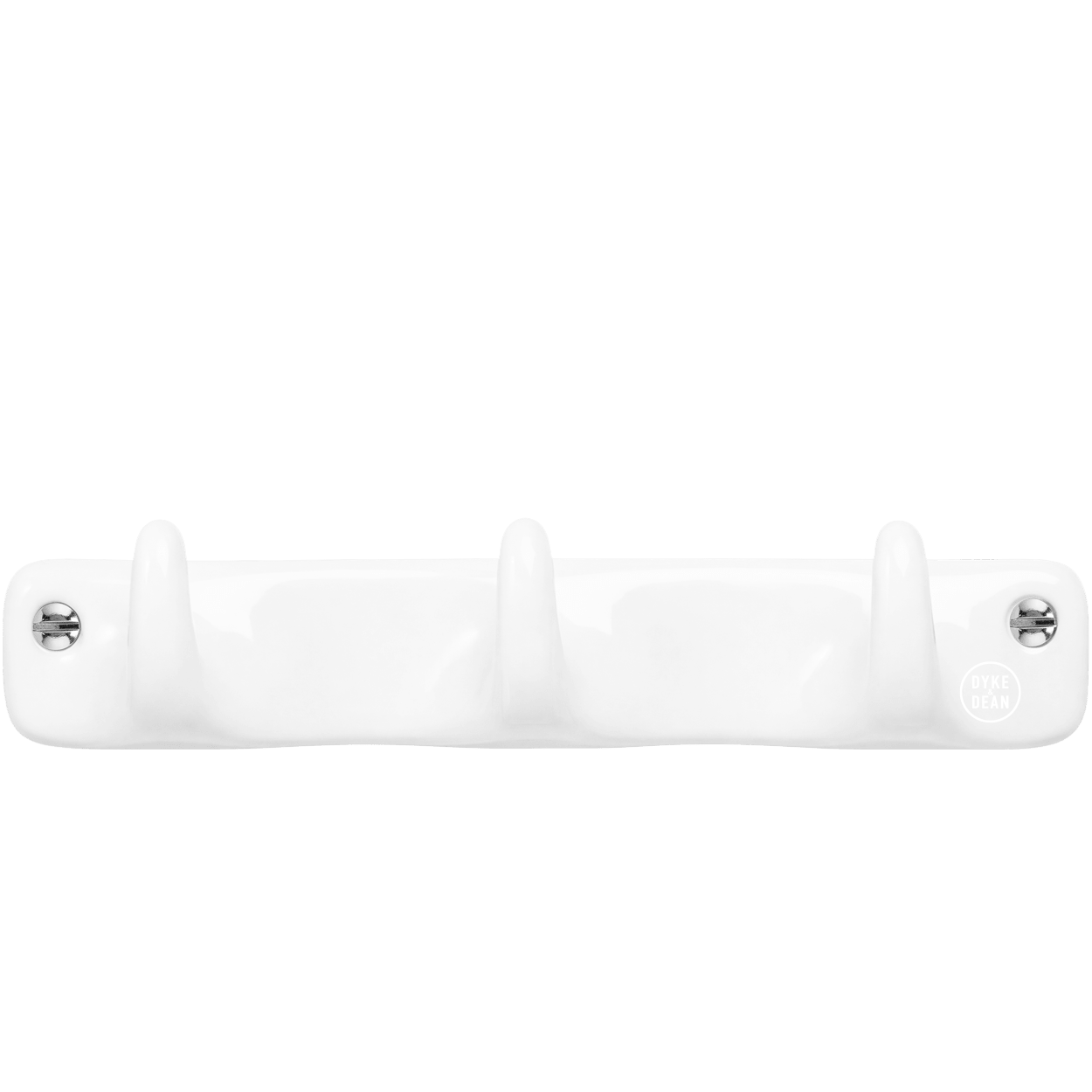 WHITE PORCELAIN HOOK 3 - DYKE & DEAN