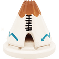 WHITE TEEPEE INCENSE BURNER - DYKE & DEAN
