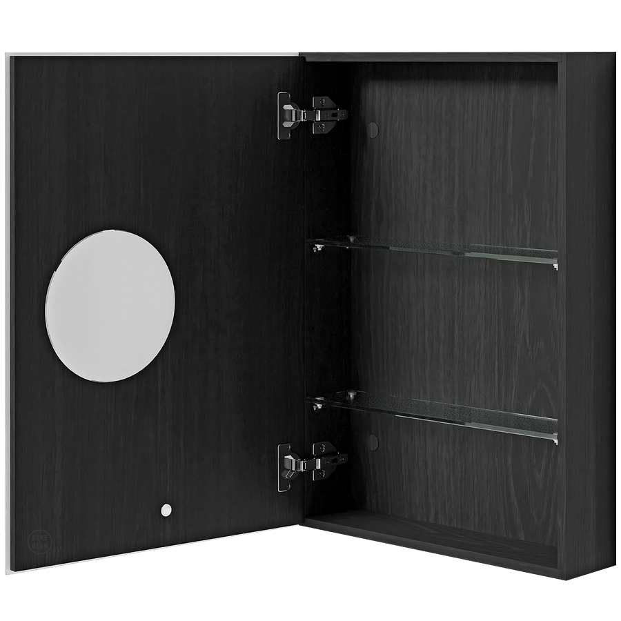 WIREWORKS CABINET SLIMFIT 600 MAGNIFIER DARK OAK - DYKE & DEAN