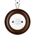 WOODEN PORCELAIN SURFACE MOUNTED NUCLEUS SOCKET MOTION SENSOR - DYKE & DEAN