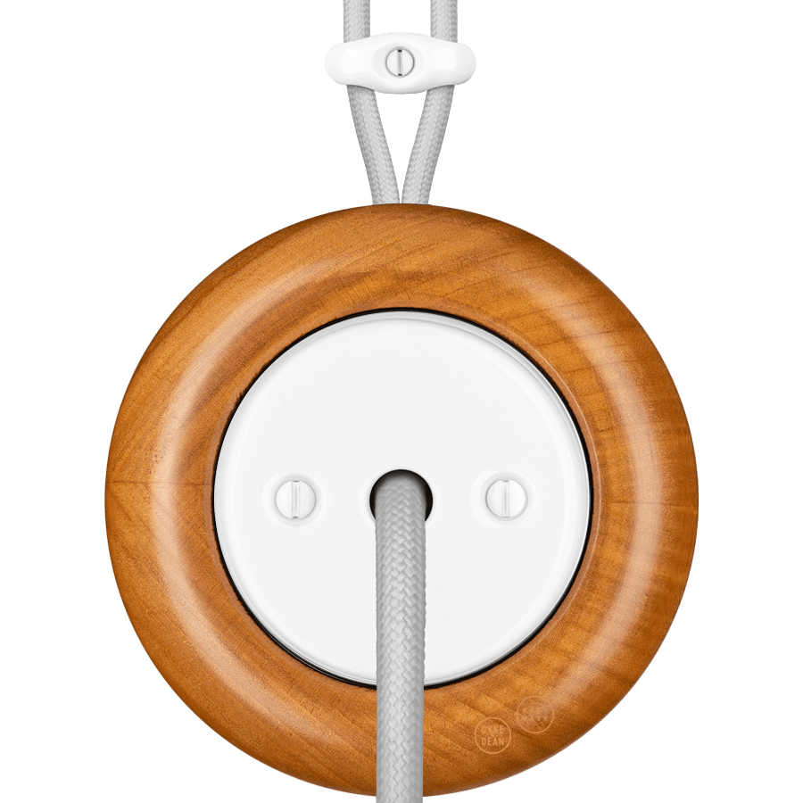 WOODEN PORCELAIN SURFACE MOUNTED PADELUS CABLE GLAND - DYKE & DEAN
