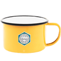YELLOW ENAMEL SOUP MUG - DYKE & DEAN