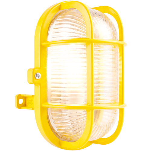 YELLOW OVAL BULKHEAD - DYKE & DEAN