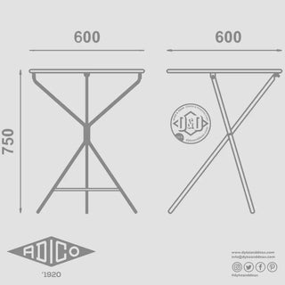 ADICO 402 FOLDING TABLE - DYKE & DEAN