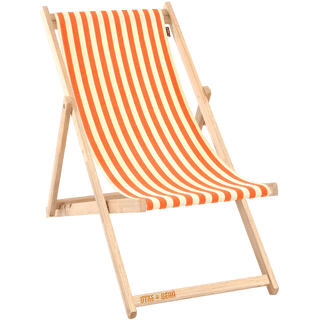 ARMLESS DECK CHAIR STRIPED COLOURS - DYKE & DEAN